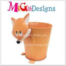 Boa qualidade Fox Design Garden Metal Plantador